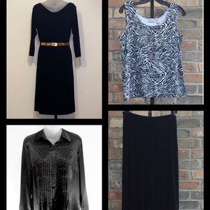 Chico size one classic black travelers lot Medium